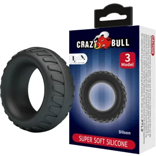 Penisring Dilson Silikonring Schwarz 2,7 cm