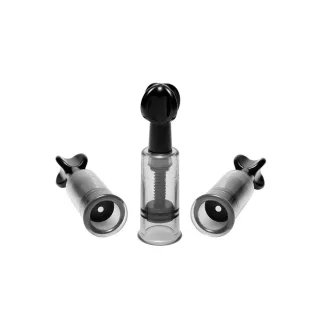 Nippelsauger Master Series Fusion 3 Teile Schwarz