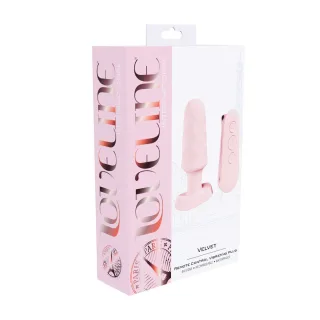 Analvibrator Velvet mit Fernbedienung Rosa