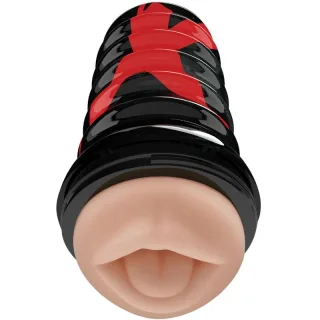 Masturbator PDX Elite Air-Tight Oral Stroker mit Saugregler Natur