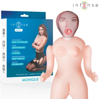 Liebespuppe Intense Monique aufblasbar mit drei Öffnungen 145 cm