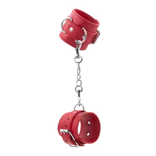 Handschellen Bondage Love aus Leder Rot
