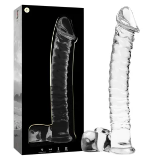 Glasdildo Modell 23 Transparent 21,5 cm