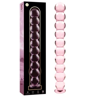 Glasdildo Modell 22 Rosa 21,5 cm