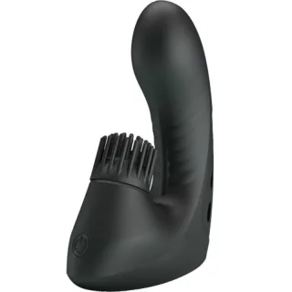 Auflegevibrator Magic Drill mit rotierender Bürste Schwarz