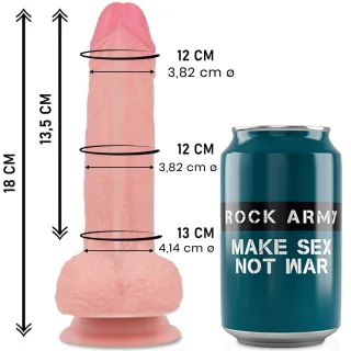 Realistischer Dildo Mustang Natur 18 x Ø 4,14 cm