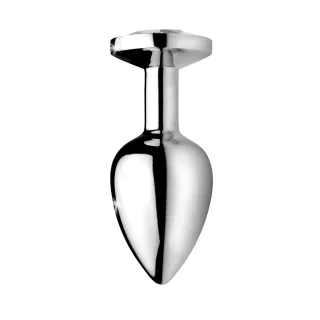 Analplug Gem klein Transparent 6,3 x Ø 2,8 cm