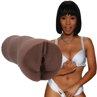 Masturbator Jenna Foxx Pocket Pussy Braun 13,3 x Ø 7,6 cm