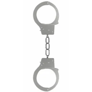 Metall-Handschellen Silber
