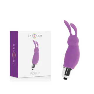 Vibrator Intense Roger Bullet mit Hasenohren Flieder