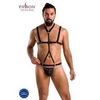 Dessous-Set Andrew Passion Men Harness und String Schwarz S/M