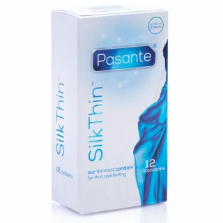 Kondom Pasante SilkThin 12 St. 19 x 5,3 cm