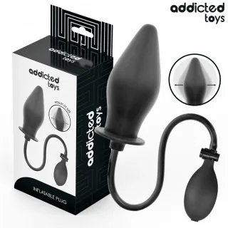 Analplug Aufblasbar Schwarz 12,3 x 4,8 cm