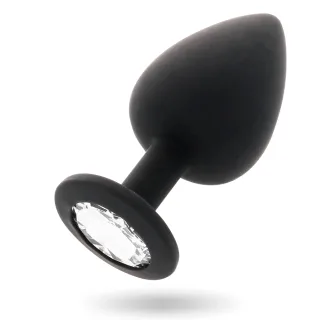 Analplug Shelki M Schwarz 8 x 3,5 cm