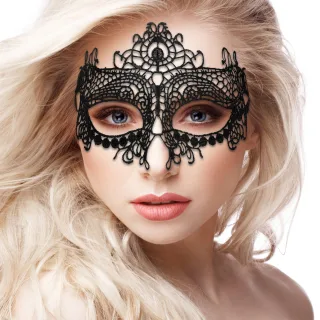 Maske Queen Schwarz