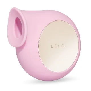 Auflegevibrator Sila mit Wellen-Stimulation Rosa