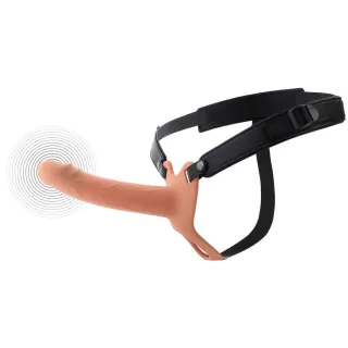Penishülle Hidden Desire Inferno vibrierend zum Aufschnallen Natur 18 cm