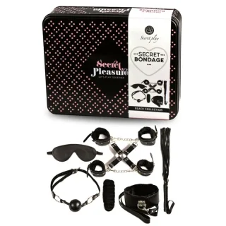Bondage-Set Secret Bondage Achtteilig Schwarz