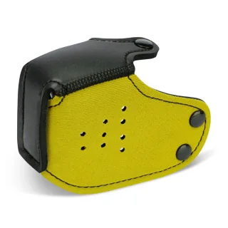 Welpenmaulkorb Gelb 13 cm