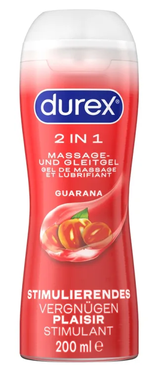 Durex Play 2 in 1 Massage Gleitgel Guarana 200 ml
