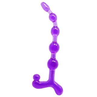 Analkette Bendy Twist Lila 22,5 x 2,5 cm