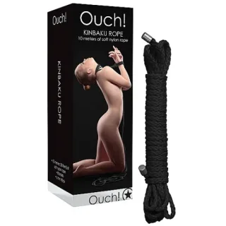 Bondage-Seil Kinbaku Schwarz 10 m