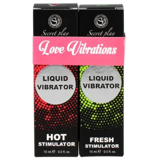 Stimulationsgel Liquid Vibrator Love Vibrations Set 2 x 15 ml