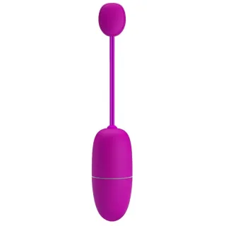 Vibro-Ei Nymphe mit App-Steuerung und Rückholschnur Lila