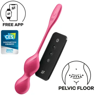 Liebeskugeln Satisfyer Love Birds 2 mit App Pink