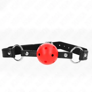 Ballknebel Hohlball Modell 1 Rot 63,5 x 4,5 cm