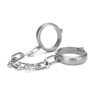 Handschellen schwer Silber 26 cm