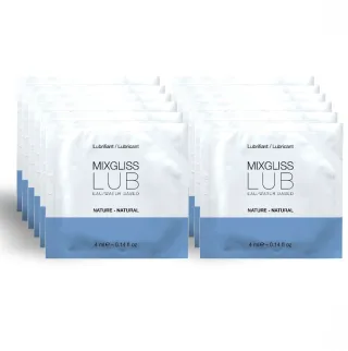Gleitgel Lub auf Wasserbasis Natur 12 x 4 ml