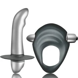 Sextoy-Set Entice Penisring und Prostata-Vibrator für Anfänger Burgund