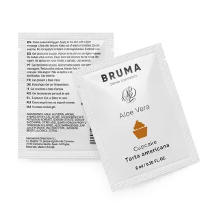 Gleitgel Bruma Aloe Vera Cupcake auf Wasserbasis Einzeldosis 6 ml
