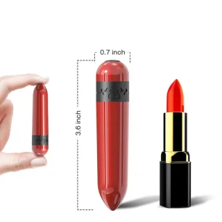 Bullet-Vibrator Rakete Rot 9,1 x 1,8 cm