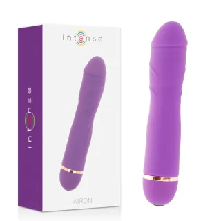 Vibrator Intense Airon mit realistischem Schaft Lila 18 x 3,5 cm