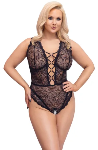 Cottelli - Body Spitze - schwarz - 95E