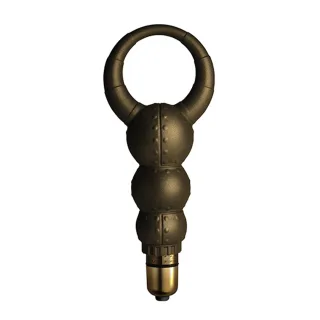 Vibrator Poseidon mit Ring Gold 13,3 cm