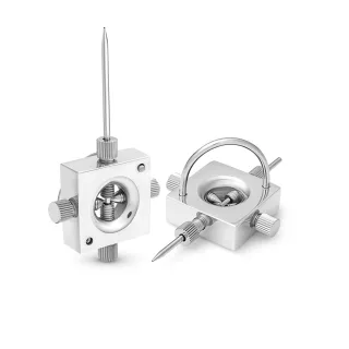 Premium Nippelklemmen aus Edelstahl/ Aluminium mit spitzen Schrauben