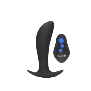 Analplug E-Stim mit Vibration Schwarz 11 x Ø 3,2 cm