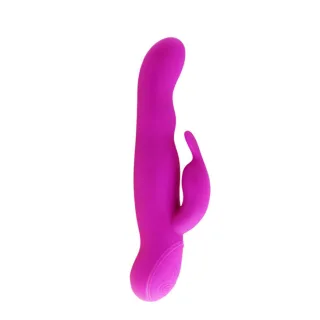 Rabbit-Vibrator Hale mit Rotation und 30 Modi Fuchsia 23,1 x 3,7 cm