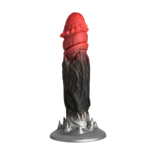 Dildo Count Cockula Silikon Schwarz/Rot 20,3 x Ø 5,3 cm
