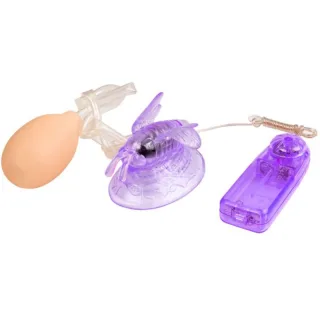 Auflegevibrator Schmetterling Lila