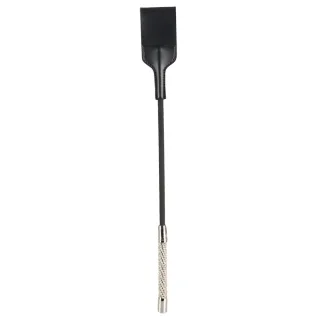 Gerte mit umwebten Stab und Griff mit Strassbesatz Bad Kitty Schwarz