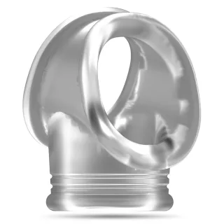 Penisring mit Hodenriemen Transparent 7,1 cm