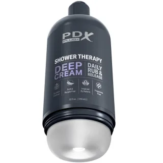 Masturbator PDX Plus Shower Therapy Deep Cream Creme 17,8 x 5,1 cm
