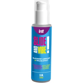 Gleitgel INTT Slide and Vibe Brombeere Prickeleffekt 35 ml
