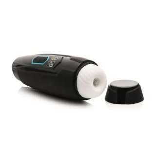 Masturbator Milker Max stoßend und vibrierend Schwarz 27,4 cm