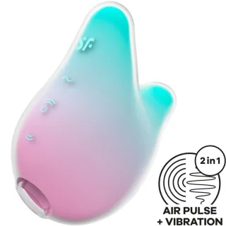 Vibrator Mermaid Vibes Air Pulse Mintgrün und Pink
