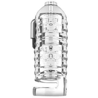 Masturbator Milker TPE mit Hodenriemen Transparent 19,8 cm